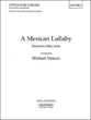 Mexican Lullaby SSA choral sheet music cover